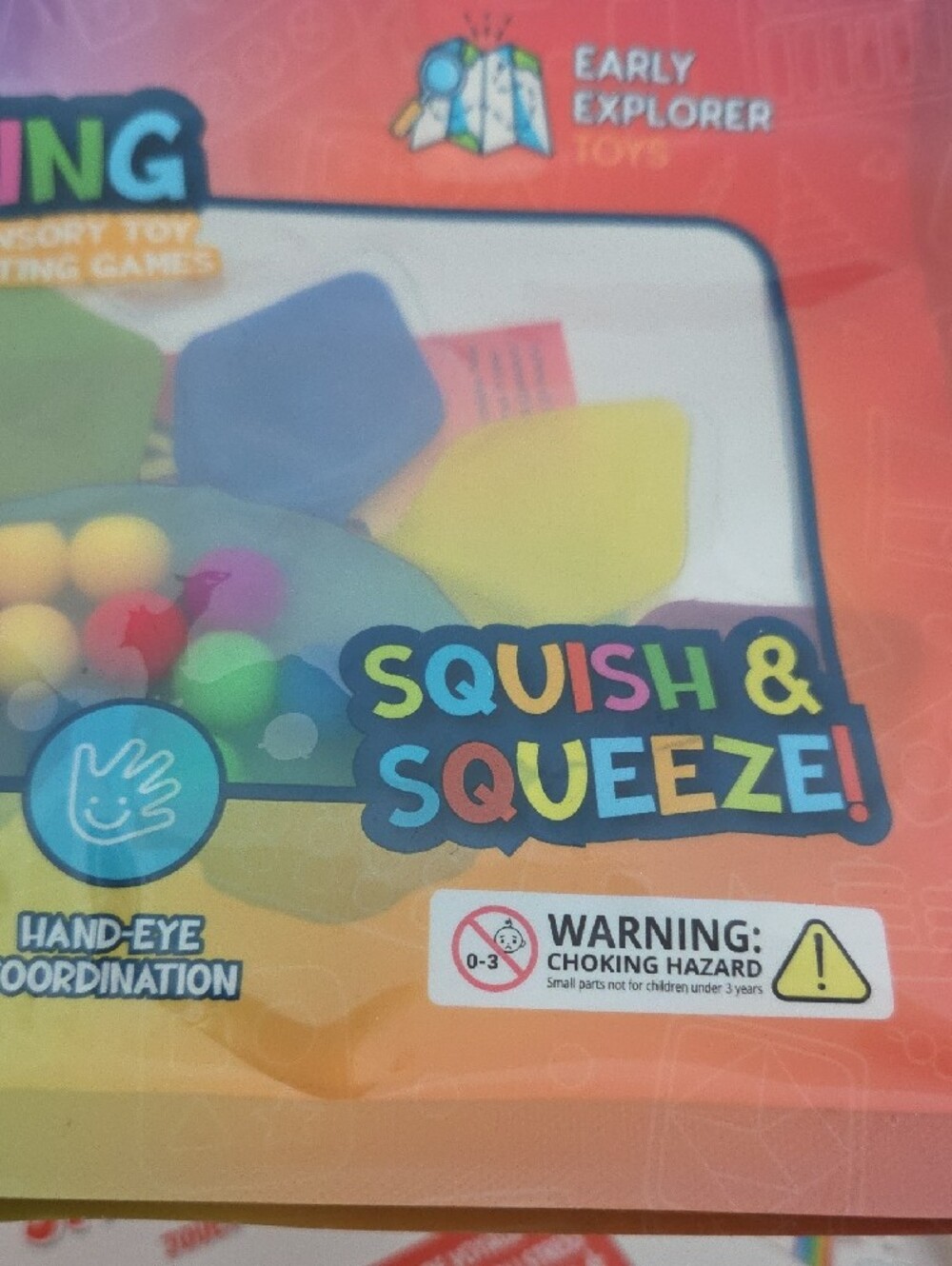 Color Sorting Dinosaur Sensory Fidget Toy - Multicolor - Picture 2 of 5